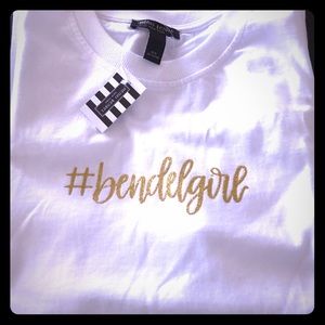 Henri Bendel White T-shirt Size S #bendelgirl
